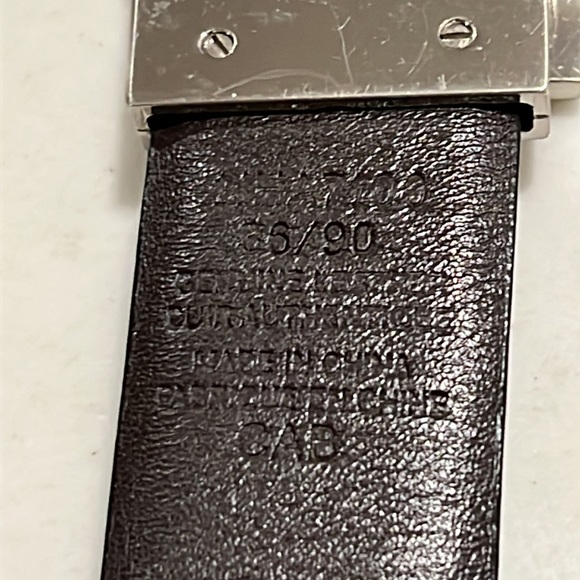 Leather belt, size 36 - Picture 5 of 12